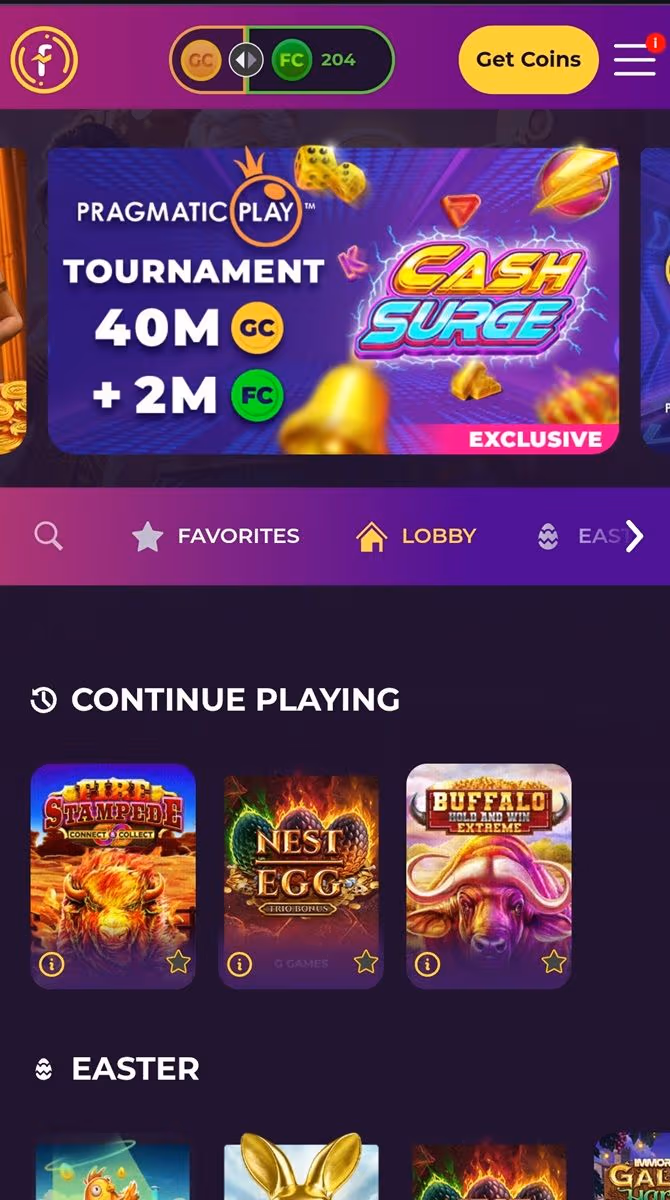 fortune coins casino Gameplay
